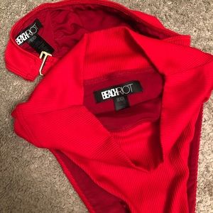 Beach Riot Swim - Beach Riot Red Bikini Set Beach Riot Swim - Beach Riot Red Bikini Set